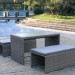 Диван-Трансформер AFINA плетеный из иск. ротанга S330G-W78 Grey купить в Павловском Посаде