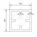 Столб SEQUOIA Evolution 3D WOOD BLACK купить в Павловском Посаде