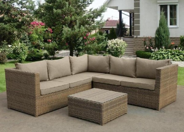 Комплект мебели AFINA плетеной из иск. ротанга YR825B Beige купить в Павловском Посаде