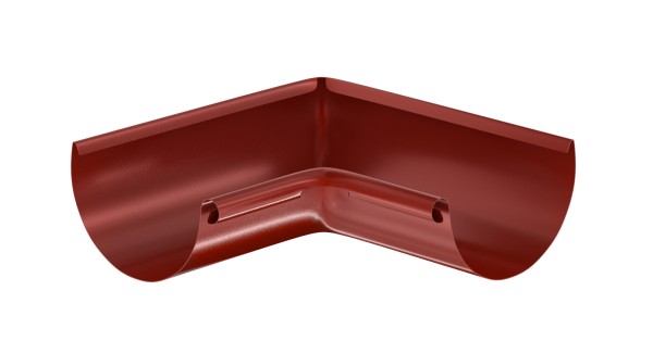 Водосток Aquasistem, система 125x90 - Угол желоба, внутренний 90° RR 29 Бургундский купить в Павловском Посаде