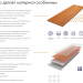 Фибросайдинг DECOVER 3600 x 190 x 8 мм Caramel купить в Павловском Посаде