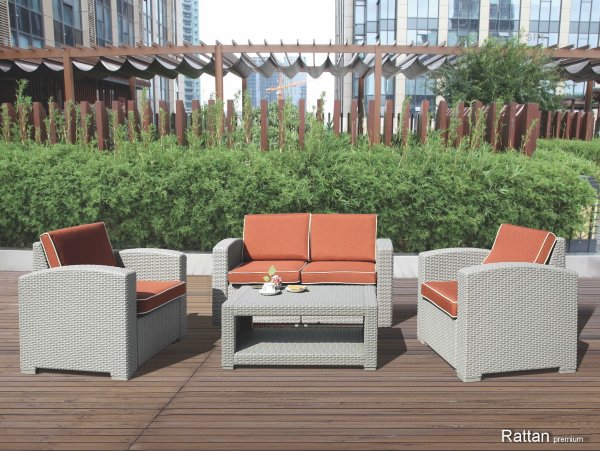 Уличные диваны и кресла коллекции Rattan Premium 4 купить в Павловском Посаде