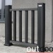 Ограждение из ДПК Outdoor Классик 3D STORM чёрный купить в Павловском Посаде