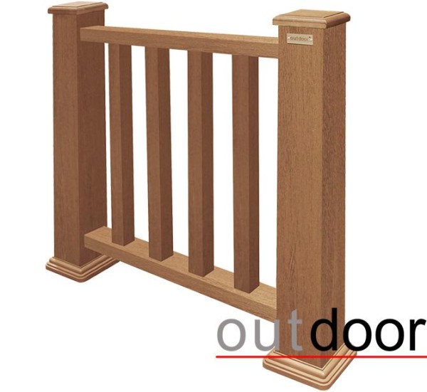 Ограждение из ДПК Outdoor Классик 3D STORM дуб купить в Павловском Посаде