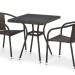 Комплект плетеной мебели AFINA из иск. ротанга T282BNT/Y137C-W53 Brown 2Pcs купить в Павловском Посаде