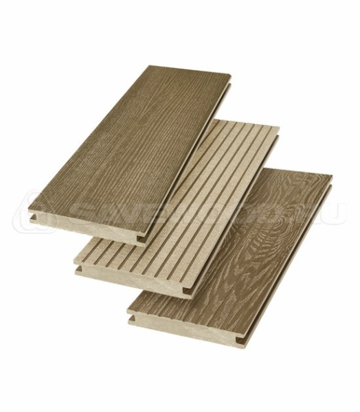 Террасная доска SW Fraxinus (R) полнотелая «SaveWood» Тик купить в Павловском Посаде