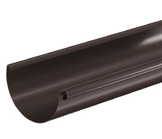 Водосток Aquasistem, система 150/100 - Водосточный желоб 3.00м RR 32 Тёмно Коричневый купить в Павловском Посаде