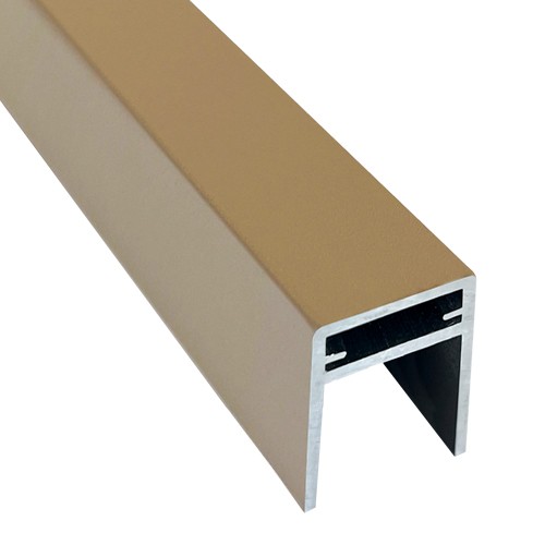 П-профиль Алюминиевый EasyDecking 35x25 Дуб купить в Павловском Посаде