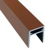П-профиль Алюминиевый EasyDecking 35x25 Коричневый купить в Павловском Посаде