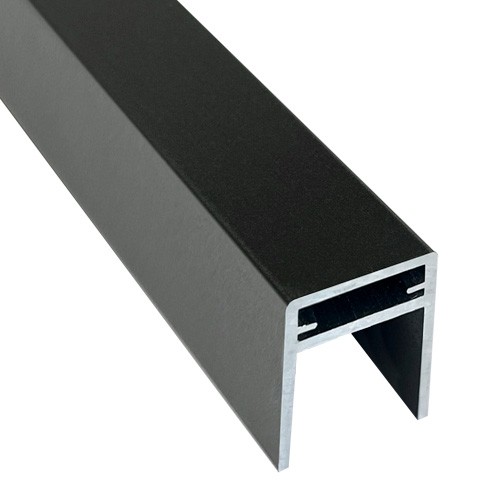 П-профиль Алюминиевый EasyDecking 35x25 Черное дерево купить в Павловском Посаде